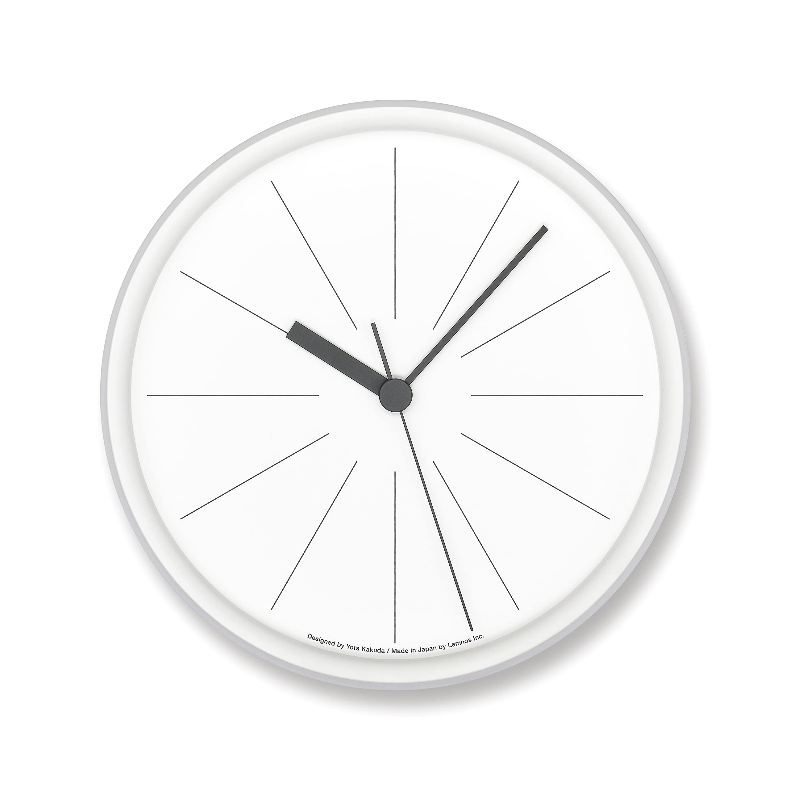 レムノス 掛け時計 白 ラインの時計 (ABS) YK21-11 Lemnos Amazon.co.jp: レムノス 掛け時計 ライン アナログ 白 ラインの